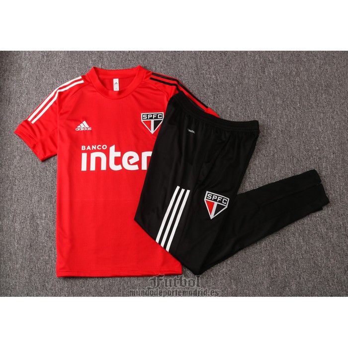 Chandal del Sao Paulo Manga Corta 2020-2021 Rojo